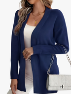 P|H - Longline Open-Front Knit Cardigan Judith