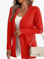 P|H - Longline Open-Front Knit Cardigan Judith
