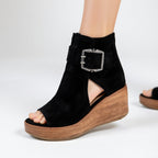 P|H - Elegant Wedge Boots Lila