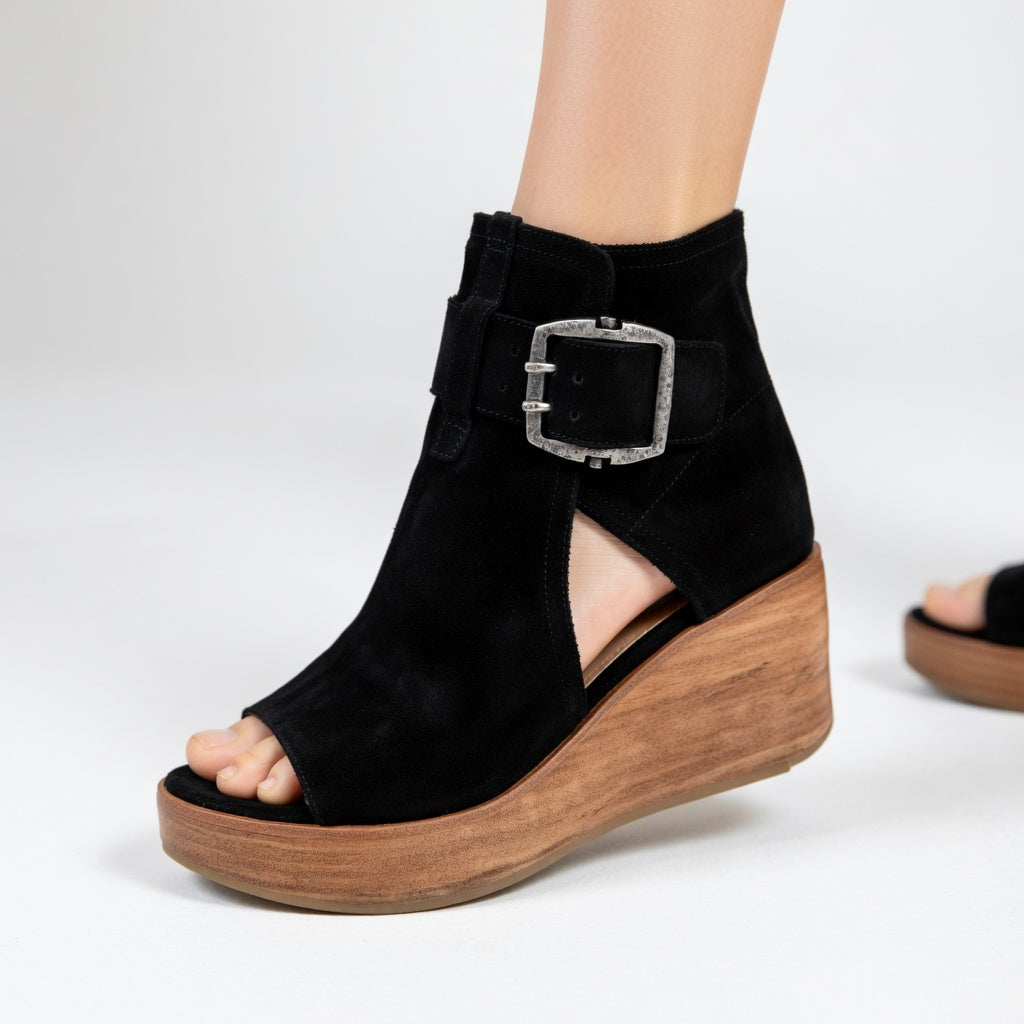 P|H - Elegant Wedge Boots Lila