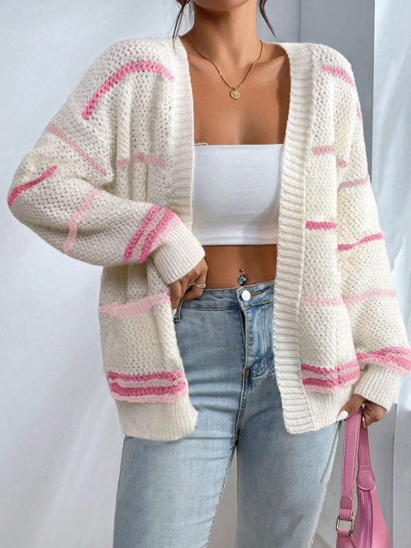 P|H - Candy Stripe Open Cardigan Ruth