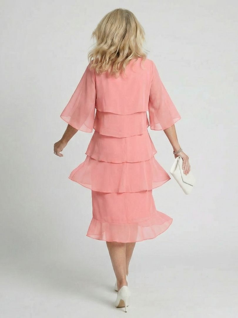 P|H - Ruffled Midi Dress Margaux