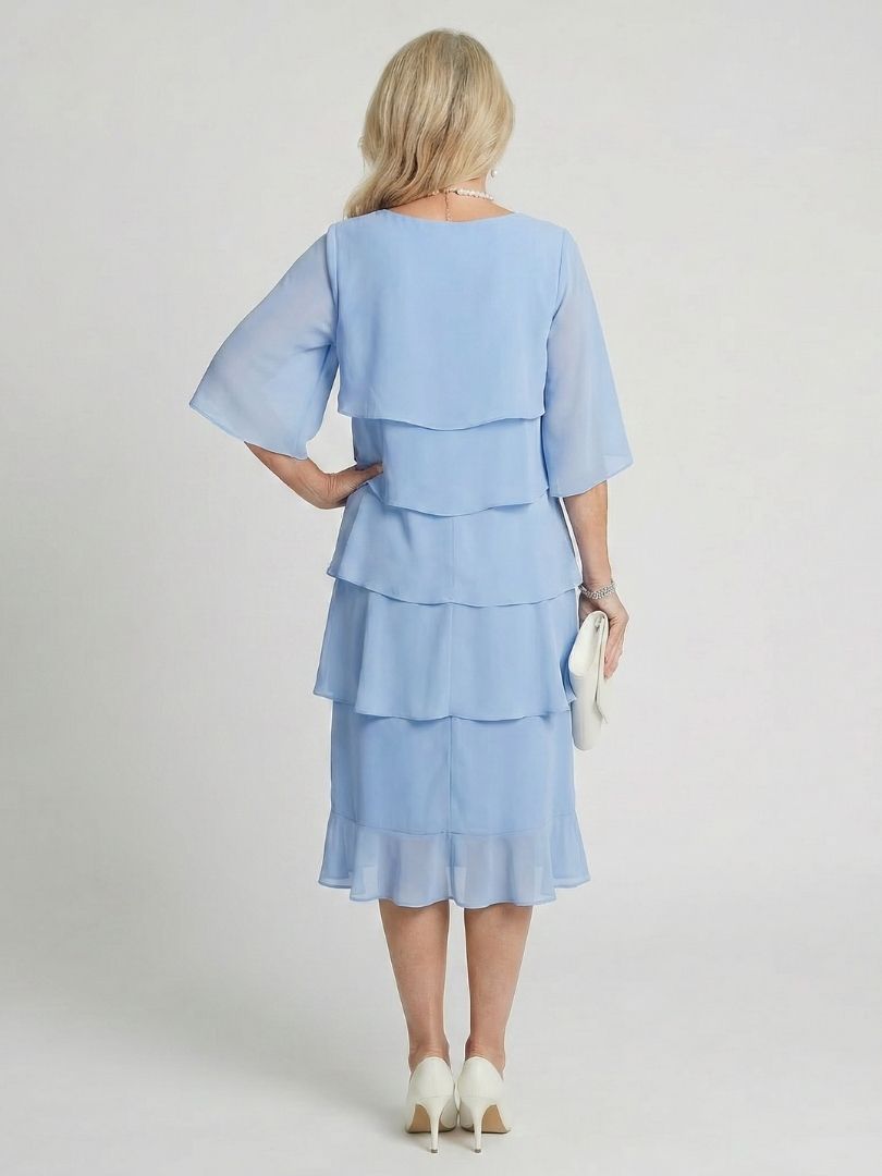 P|H - Ruffled Midi Dress Margaux