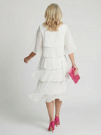 P|H - Ruffled Midi Dress Margaux