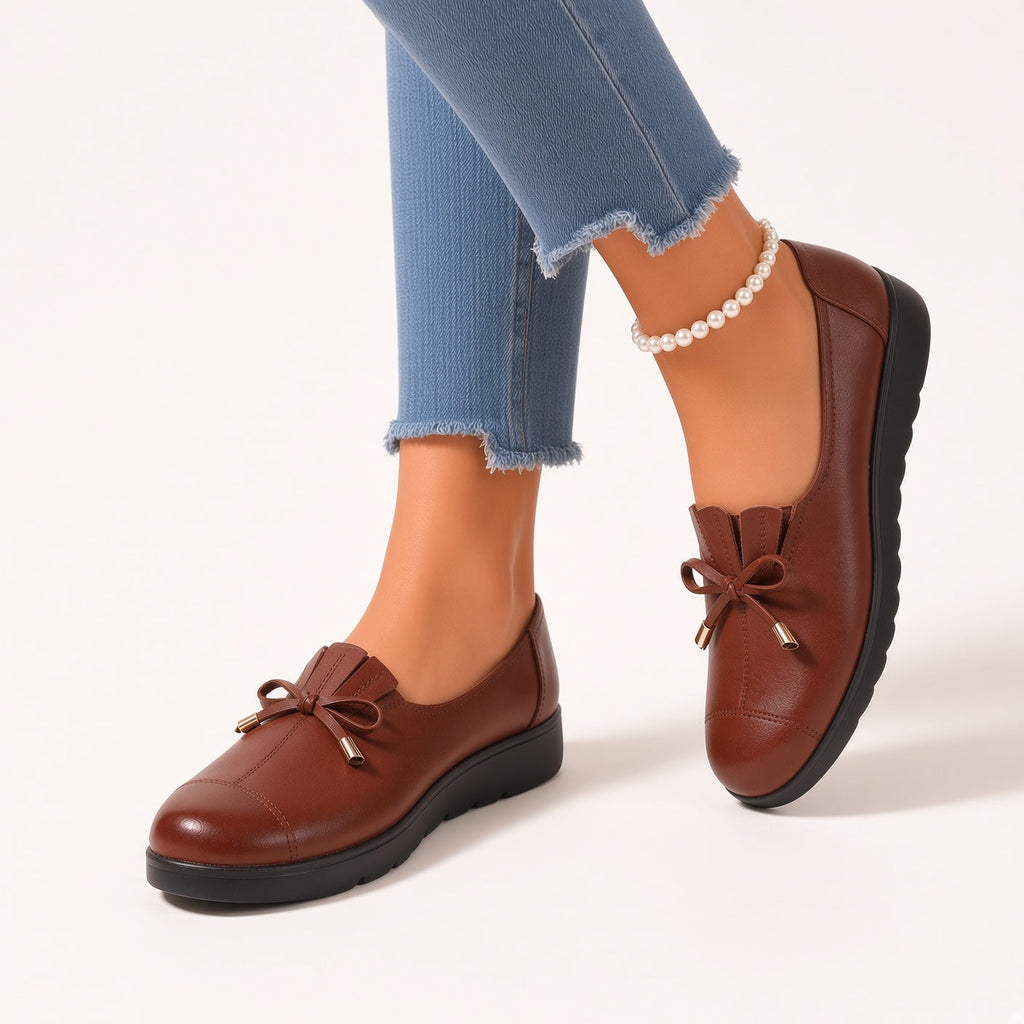 P|H - Soft Bow Comfort Loafers Eleanor
