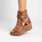 P|H - Elegant Wedge Boots Lila