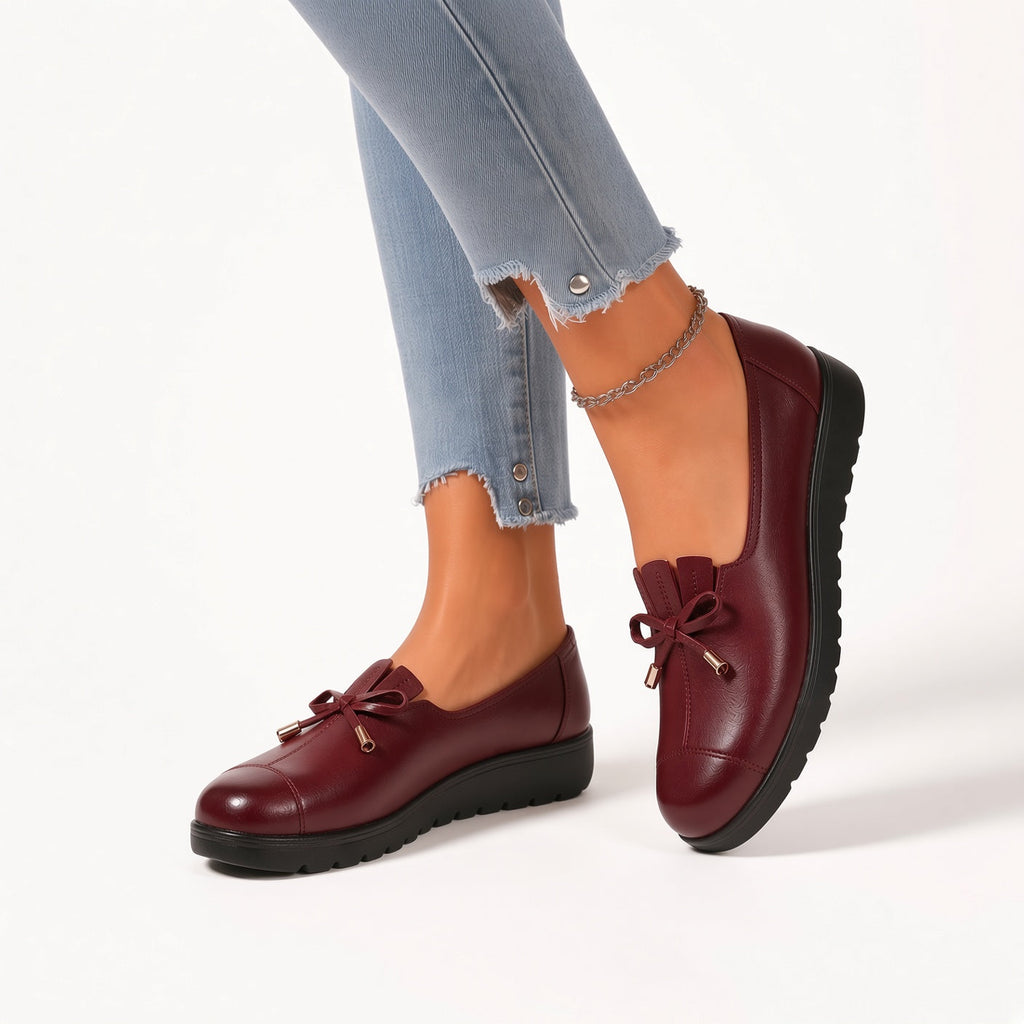 P|H - Soft Bow Comfort Loafers Eleanor