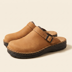 P|H - Cushioned Leather Clog Mules Ella