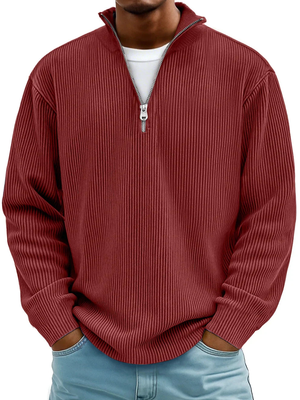 P|H - Ribbed Half-Zip Sweater Richard