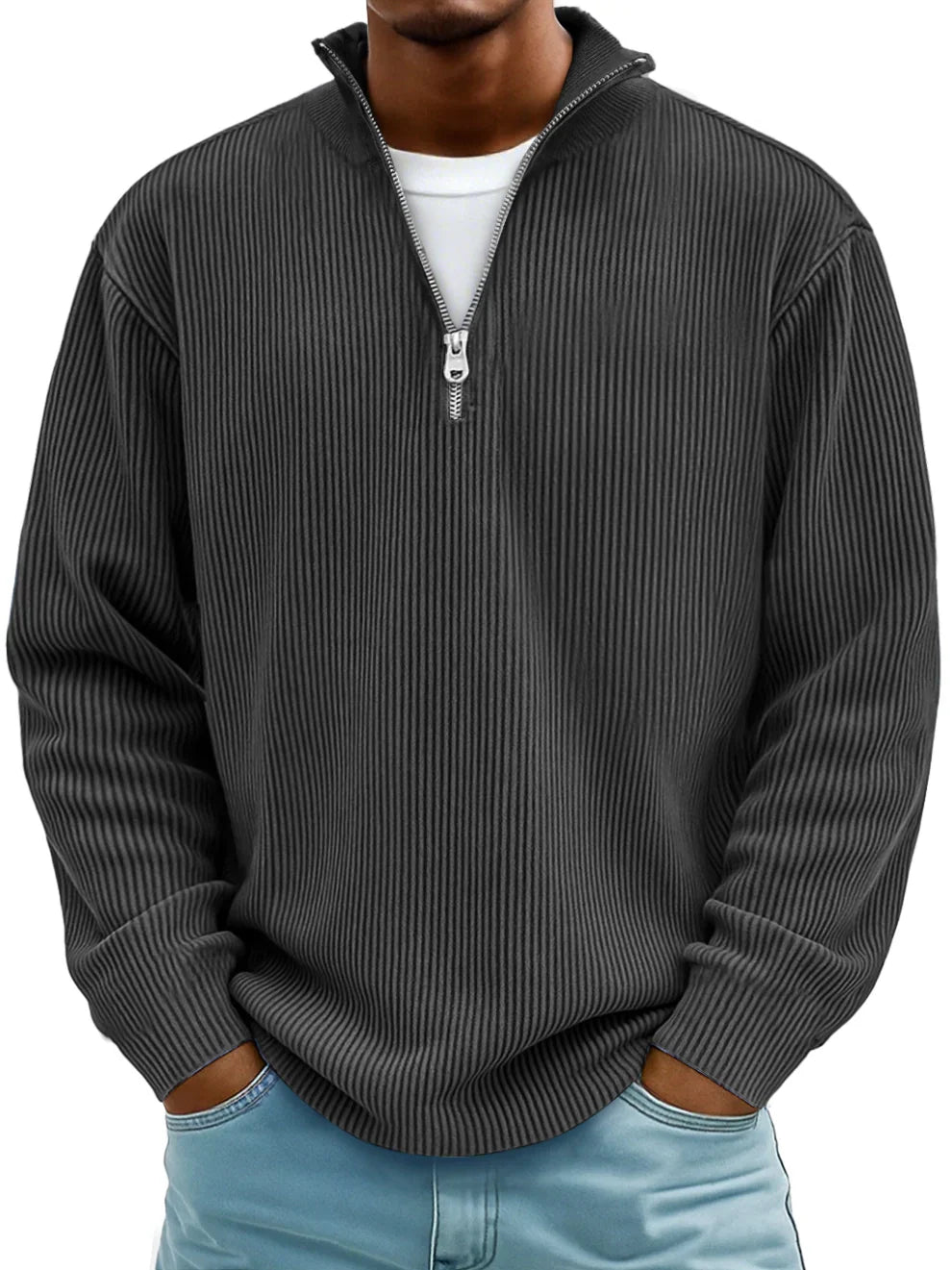 P|H - Ribbed Half-Zip Sweater Richard