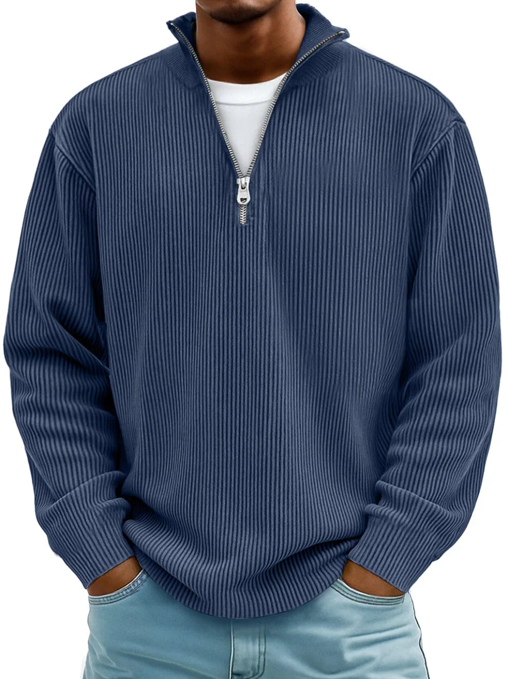 P|H - Ribbed Half-Zip Sweater Richard