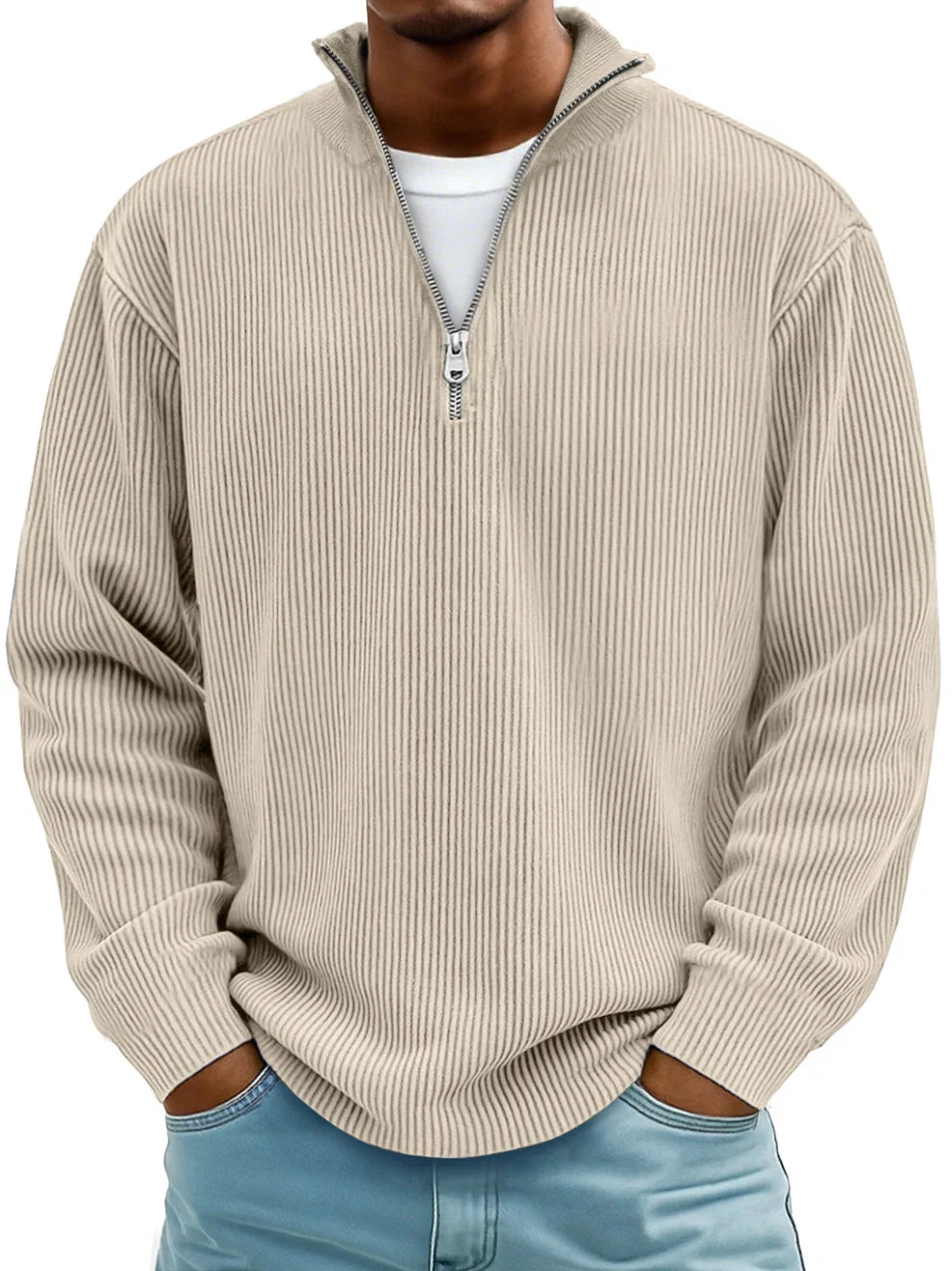 P|H - Ribbed Half-Zip Sweater Richard