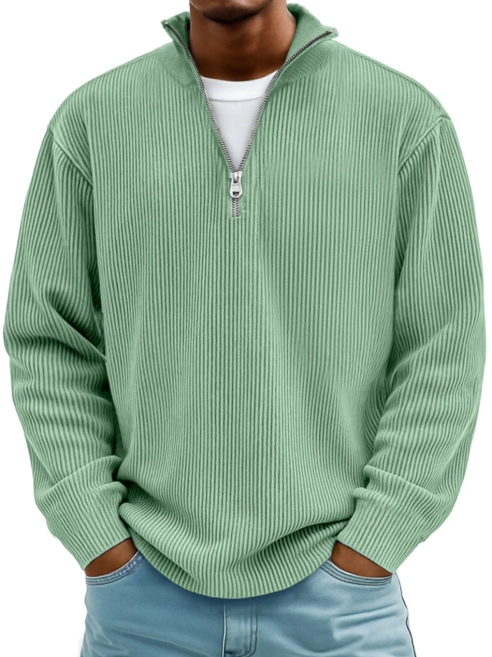 P|H - Ribbed Half-Zip Sweater Richard