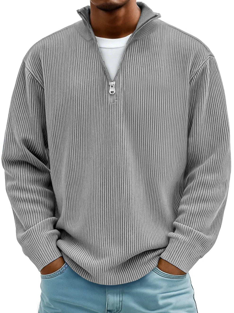 P|H - Ribbed Half-Zip Sweater Richard