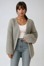 P|H - Balloon Sleeve Open Cardigan Catherine
