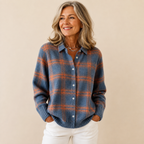 P|H - Plaid Knit Shirt Jacket Helen
