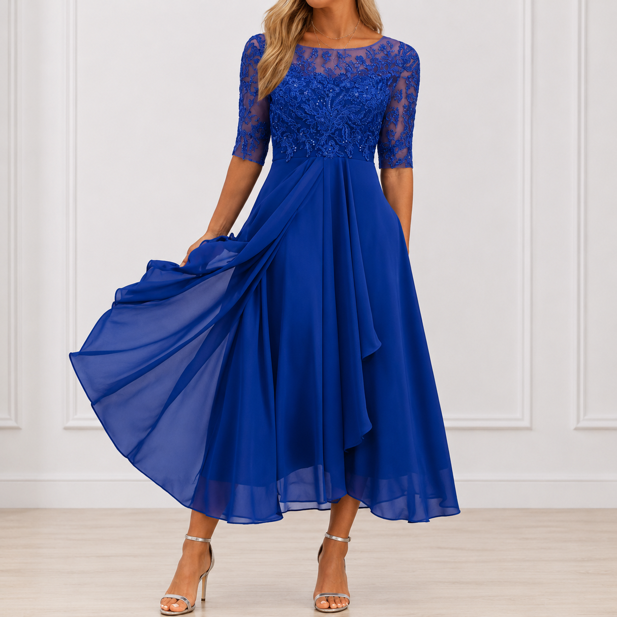 P|H - Floral Elegant Dress Marie
