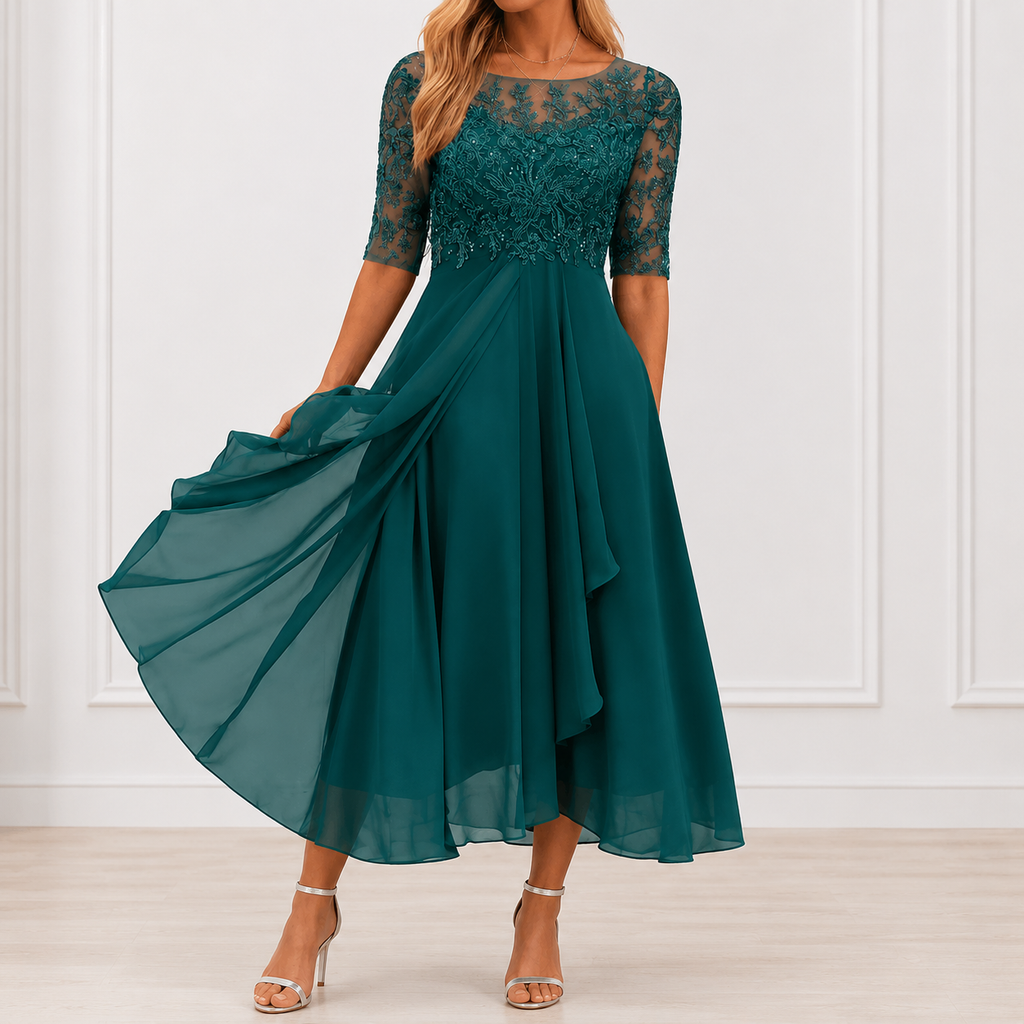 P|H - Floral Elegant Dress Marie