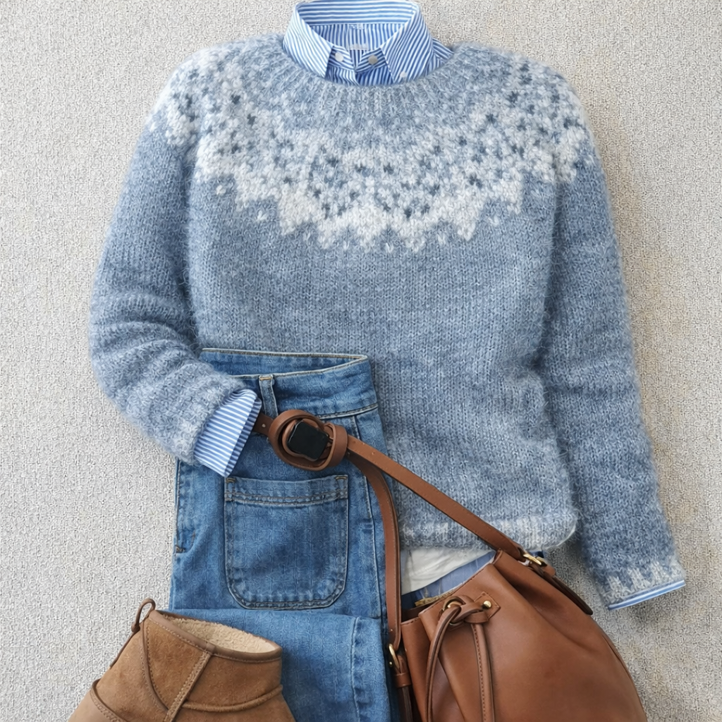 P|H - Snowflake Yoke Knit Sweater Dorothy