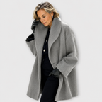 P|H - Oversized Shawl Collar Coat Brenda