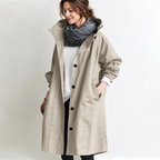 P|H - Hooded Longline Coat for Women Judith