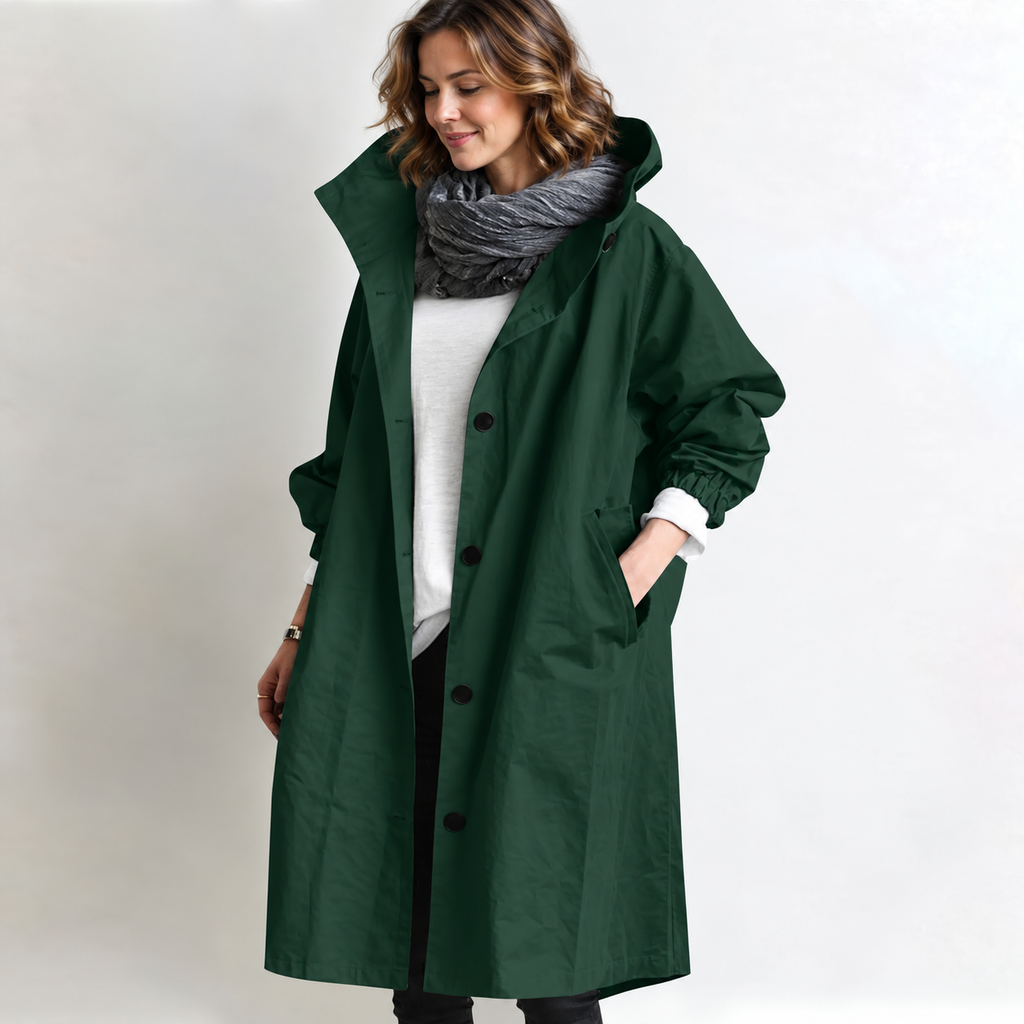 P|H - Hooded Longline Coat for Women Judith