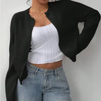 P|H - Classic Cropped Button Cardigan Grace