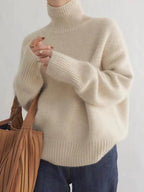 P|H - Oversized Turtleneck Knit Sweater Kathleen