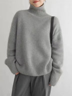 P|H - Oversized Turtleneck Knit Sweater Kathleen
