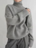P|H - Oversized Turtleneck Knit Sweater Kathleen
