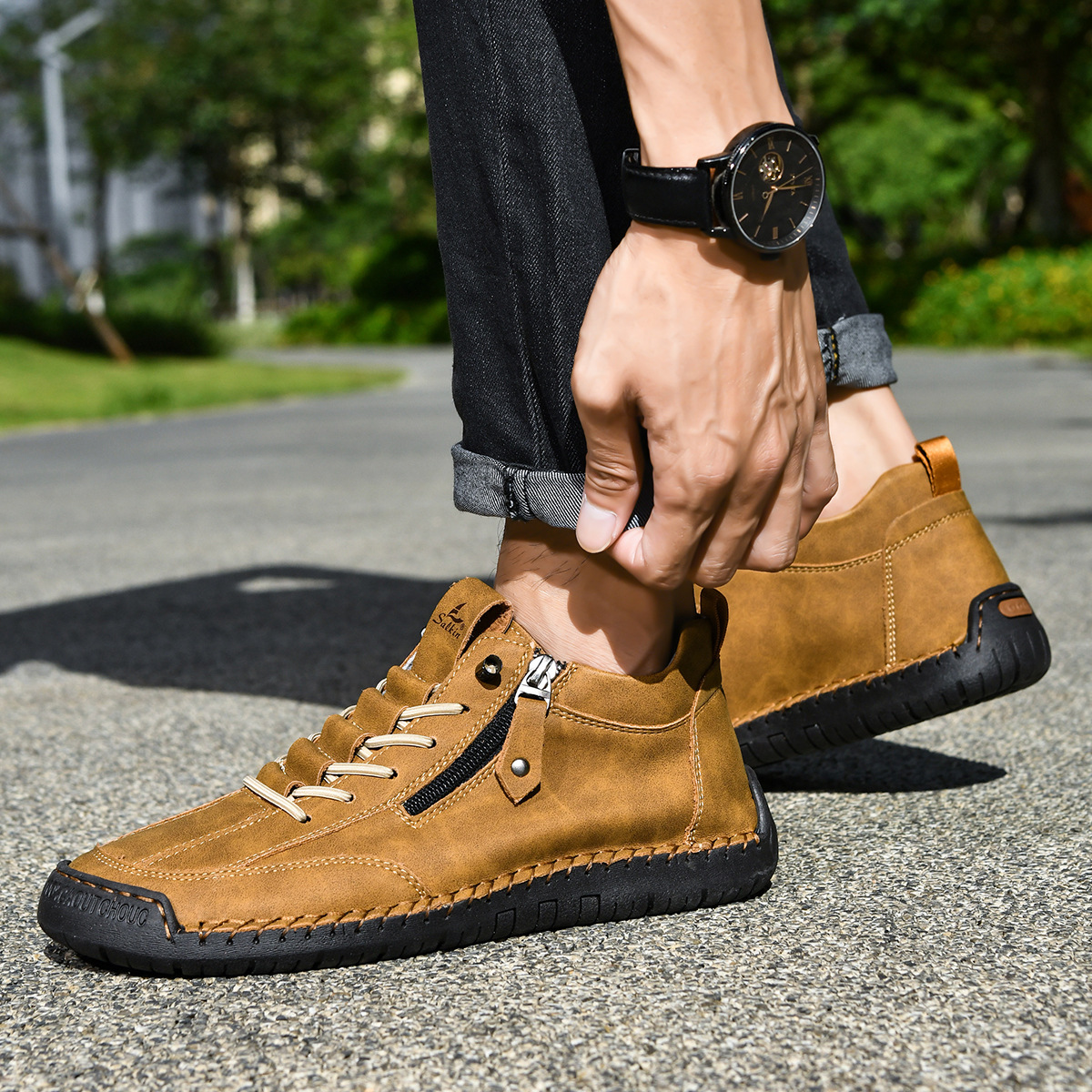 P|H - Zip Nubuck Shoe Francois