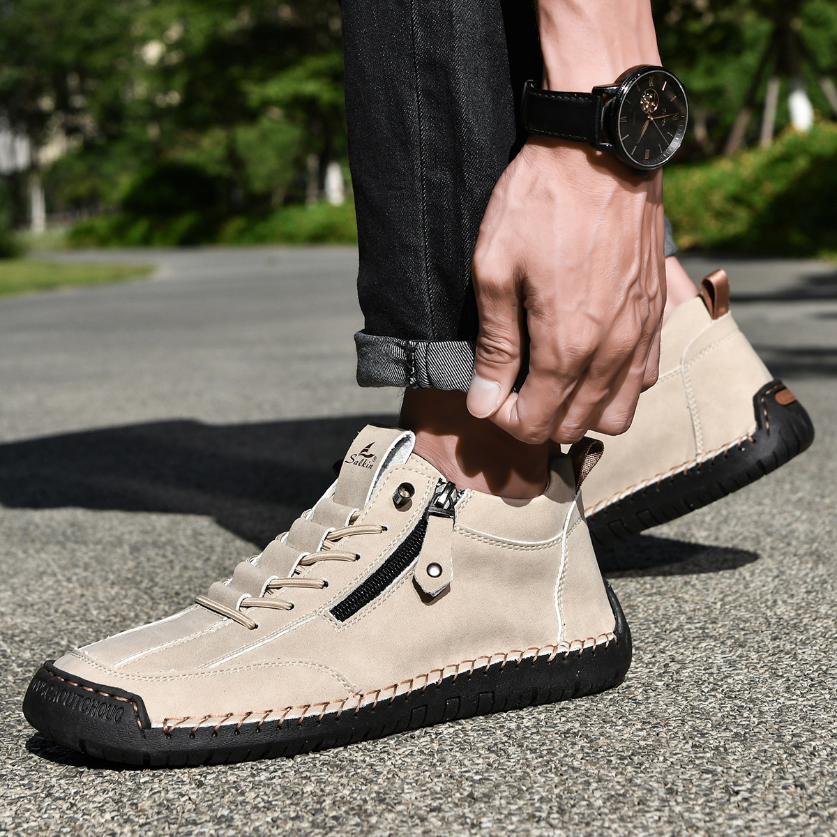 P|H - Zip Nubuck Shoe Francois
