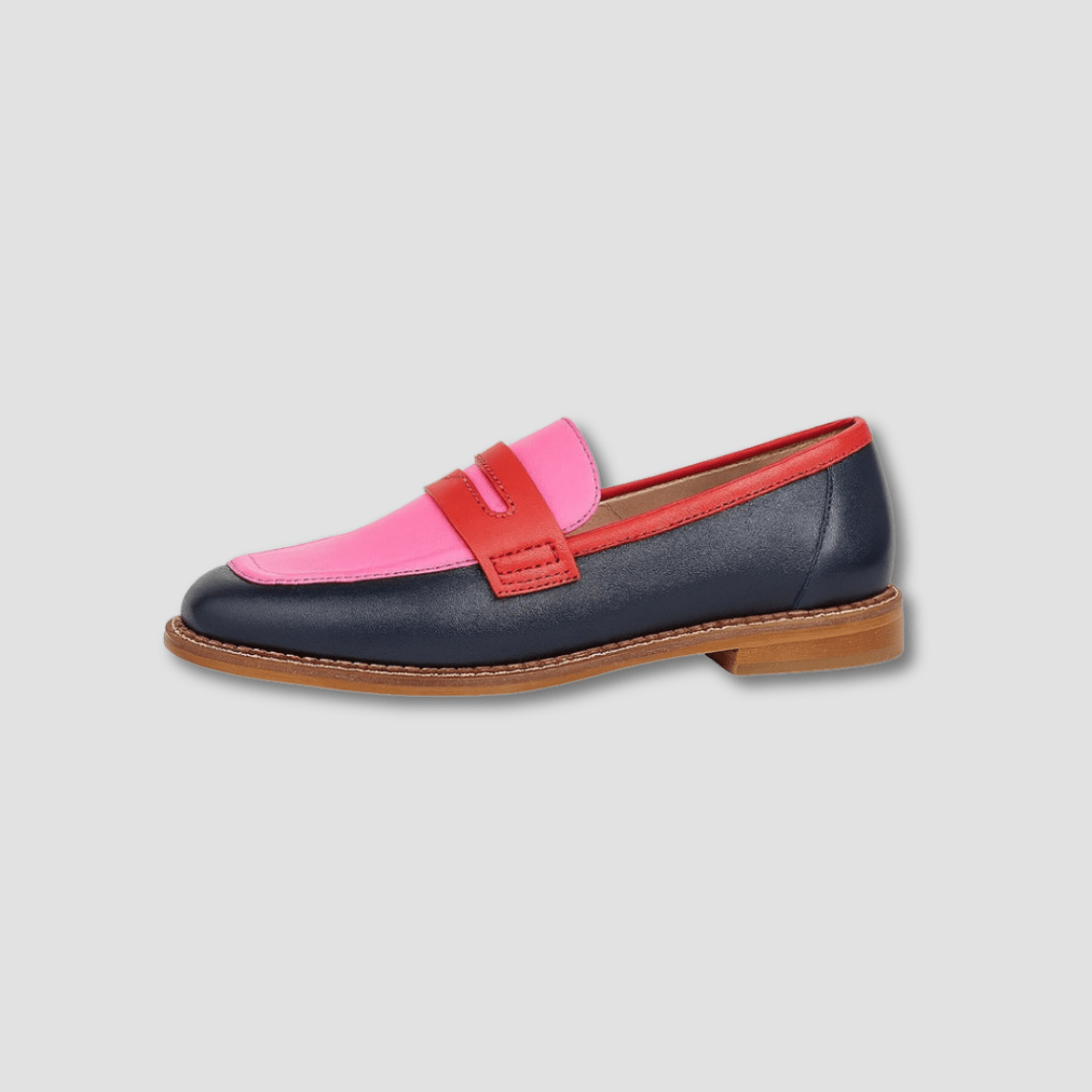 P|H - Bold Color-Block Loafers Diane