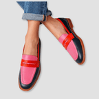 P|H - Bold Color-Block Loafers Diane