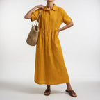 P|H - Flowing Button-Front Shirt Dress Linda