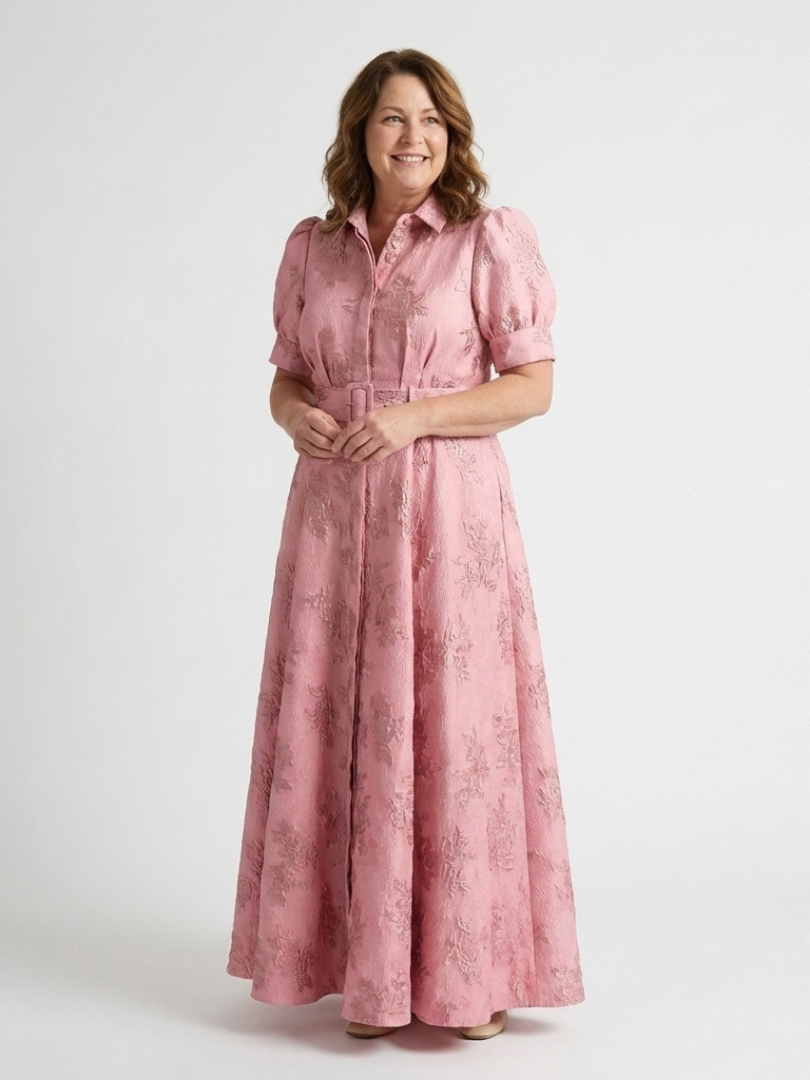 P|H - Floral Maxi Shirt Dress Xanthea