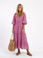 P|H - Three-Quarter Sleeve Midi Dress Apolline