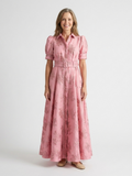 P|H - Floral Maxi Shirt Dress Xanthea