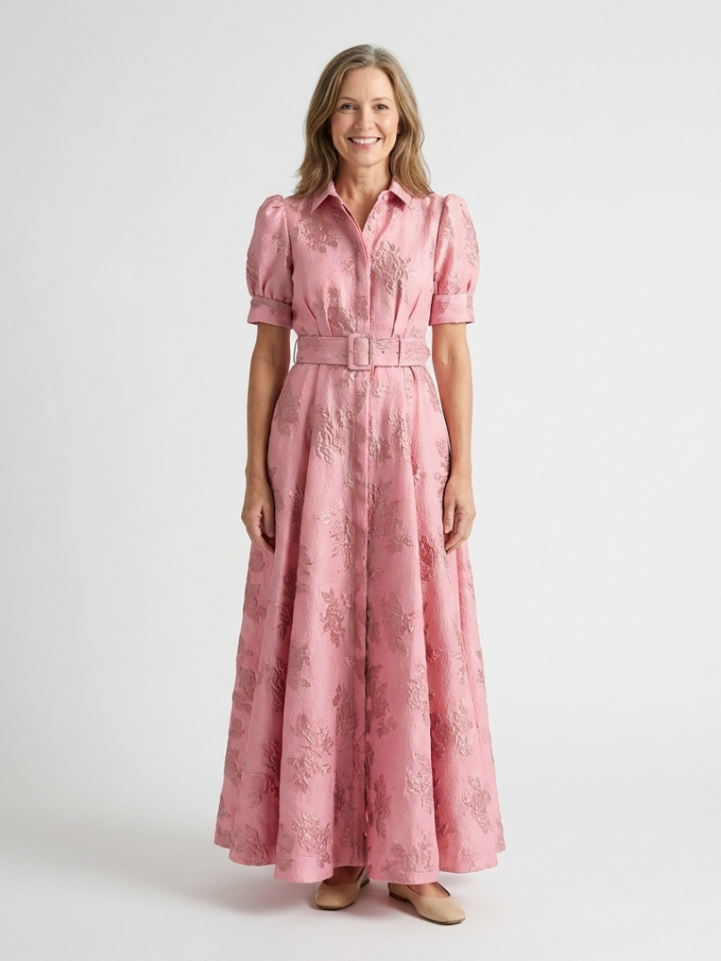 P|H - Floral Maxi Shirt Dress Xanthea