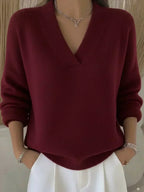 P|H - Relaxed V-Neck Knit Sweater Judith