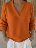 P|H - Relaxed V-Neck Knit Sweater Judith