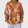 P|H - Wildflower Print Waffle Henley Sharon
