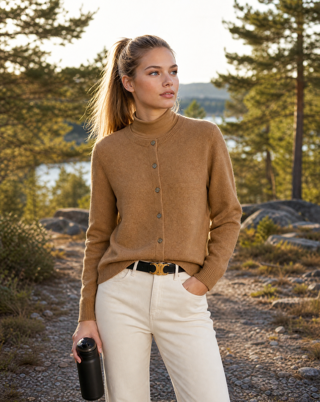 P|H - Soft Everyday Button Cardigan Janet