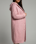 P|H - Hooded Maxi Knit Cardigan Evelyn