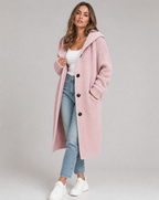 P|H - Hooded Maxi Knit Cardigan Evelyn
