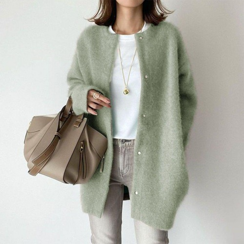P|H - Soft Button Front Long Cardigan Theresa