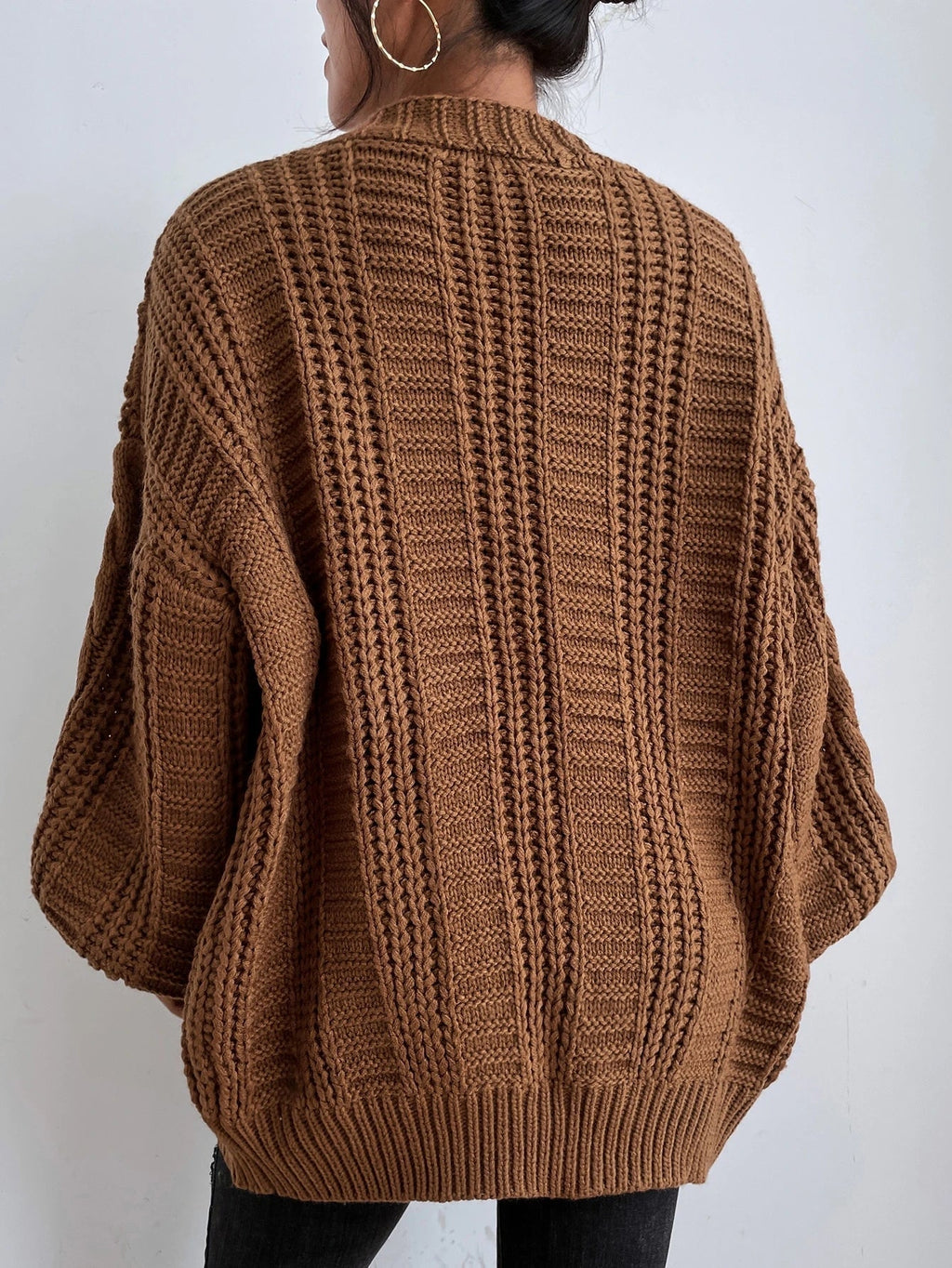 P|H - Slouchy Cable Knit Cardigan Joyce