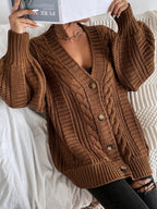 P|H - Slouchy Cable Knit Cardigan Joyce