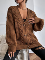 P|H - Slouchy Cable Knit Cardigan Joyce