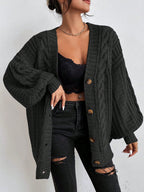 P|H - Slouchy Cable Knit Cardigan Joyce